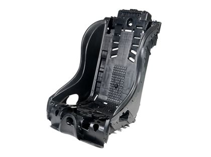 Stampaggio di parti in plastica trasparente